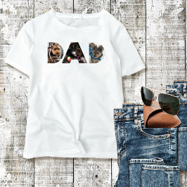DAD aangepaste foto | HONDENLIEFHEBBER | Dog Pap | T-shirt