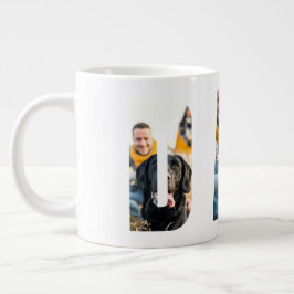 DAD Aanpasbare Fotolijsten Vaderdag Verjaardagen Grote Koffiekop
