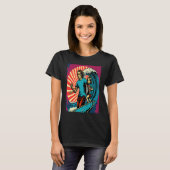Dad And Daughter Surfing Retro Pop Surfer Dad 3 T-shirt (Voorkant volledig)