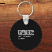 Dad And Son Matching Fathers Day Cool Family Scien Sleutelhanger (Voorkant)