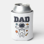 Dad Astronaut Space Vector Shirt Ontwerp_1 Blikjeskoeler (Blikje Voorkant)