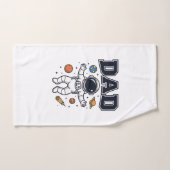 Dad Astronaut Space Vector Shirt Ontwerp_1 Handdoek (Handdoek)