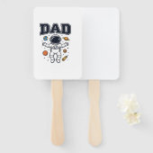 Dad Astronaut Space Vector Shirt Ontwerp_1 Handwaaier (Voorkant en achterkant)