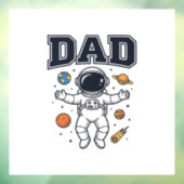 Dad Astronaut Space Vector Shirt Ontwerp_1 Raamsticker (Vel 3)