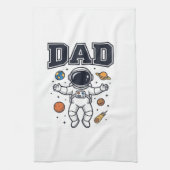 Dad Astronaut Space Vector Shirt Ontwerp_1 Theedoek (Verticaal)