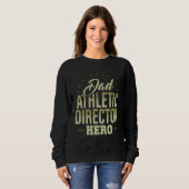Dad Athletic Director Hero AD Administrator Appare Trui (Voorkant volledig)