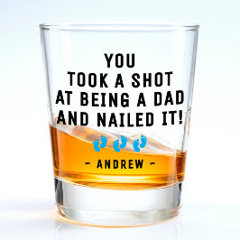 Dad Baby Feet Shot Glas