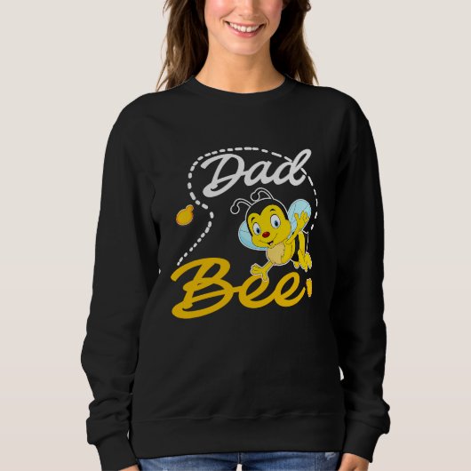 Dad Bee Father Matching Family First Bee Day Outfi Trui (Voorkant)