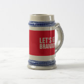 DAD BEER STEIN LET'S GO BRANDON BIERPUL (Voorkant rechts)