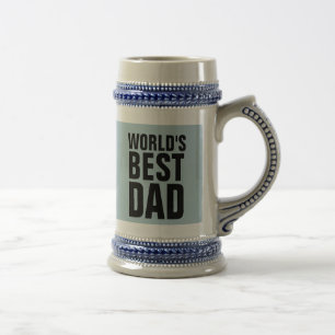DAD BEER STEIN - WORLDS BESTE VADERDAG BIERPUL