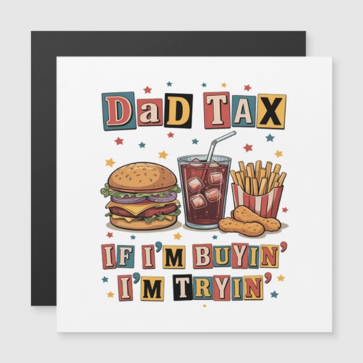 Dad-belasting Als ik koop, probeer ik het (Voorkant / Achterkant)