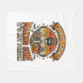 Dad Belasting Grappige Halloween Skelet Snoep_1 Fleece Deken (Voorkant (Horizontaal))