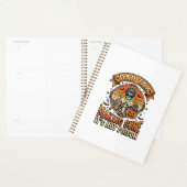 Dad Belasting Grappige Halloween Skelet Snoep_1 Planner (Display)