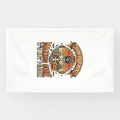 Dad Belasting Grappige Halloween Skelet Snoep_1 Spandoek (Horizontaal)
