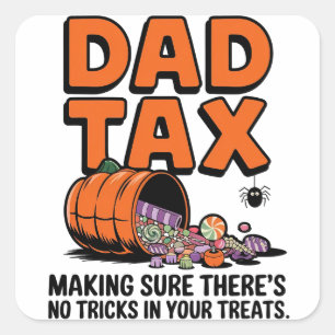 Dad-belasting: Zorg ervoor dat er geen trucs in je Vierkante Sticker