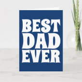 DAD BESTE DAD OOIT WENSKAARTEN KAART (Voorkant)