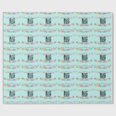  DAD BIG DADDY CHRISTMAS WRAPPING PAPER CADEAUPAPIER (Vlak)