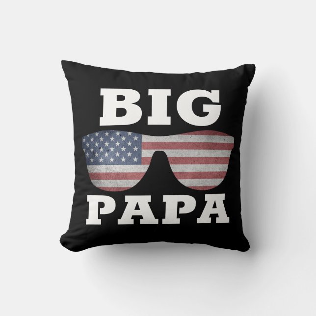 DAD BIG PAPA PATRIOTISCH VADERDAG Sierkussen (Voorkant)