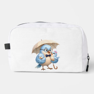 Dad Bird Reisetas Familie-ontwerp Toilettasje