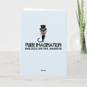 DAD BIRTHDAY KAART SPHINX CAT FUNNY (Achterkant)