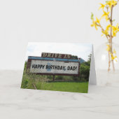 DAD BIRTHDAY-KAARTEN, SCHIJF IN FILM KAART (Gele Bloem)