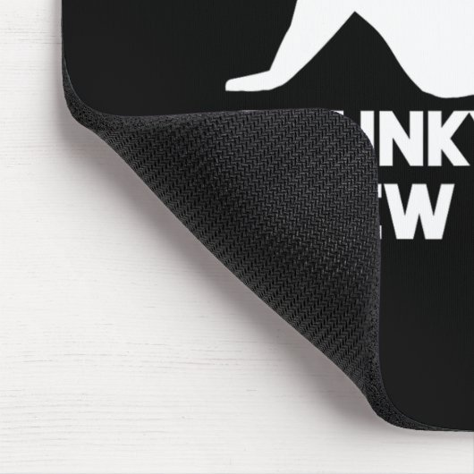 Dad Bod Chunky Is The New Hunky Dadbod Silhouette Muismat (Hoek)