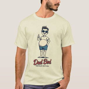 Dad Bod Premium Editie – Grappige Retro T-Shirt