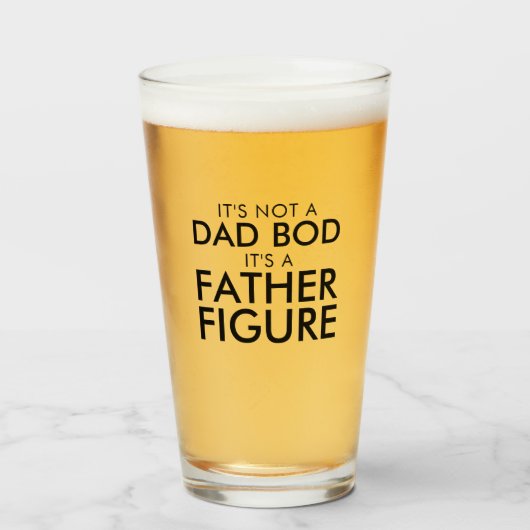 Dad Bod Vader Figuur Glas (Voorkant gevuld)