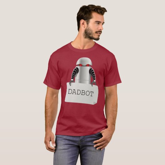 Dad Bot Robot T-shirt (Voorkant volledig)