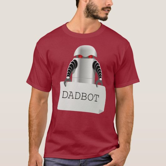 Dad Bot Robot T-shirt (Voorkant)