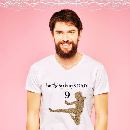 Dad Boy Sports Party Martial Arts Karate Verjaarda T-shirt