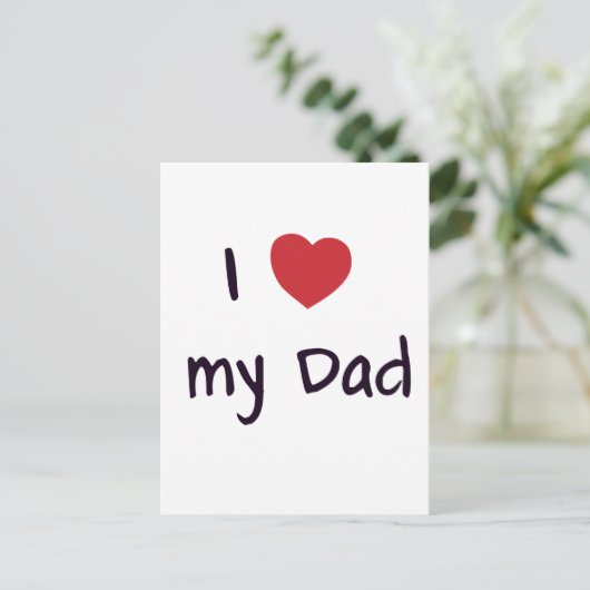 Dad Briefkaart (Staand voorkant)