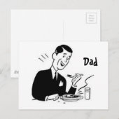 Dad Briefkaart (Voorkant / Achterkant)