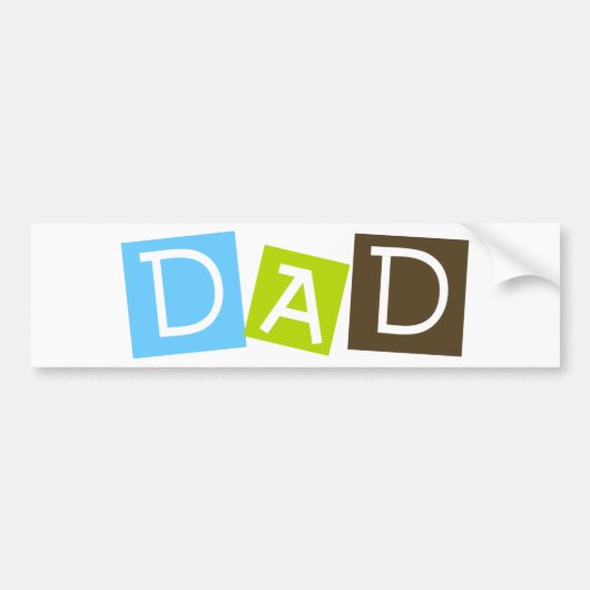 Dad Bumpersticker (Voorkant)