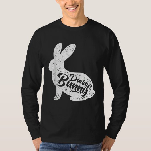 Dad Bunny Easter Day Cute Rabbit Daddy Papa Father T-shirt (Voorkant)