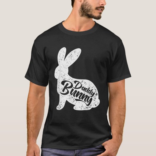 Dad Bunny Easter Day Cute Rabbit Daddy Papa Father T-shirt (Voorkant)