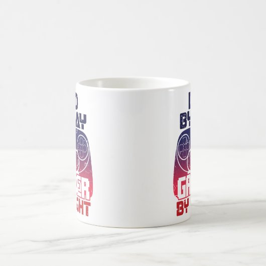 Dad By Day Gamer By Night Funny Video Gamer Dad Koffiemok (Center)