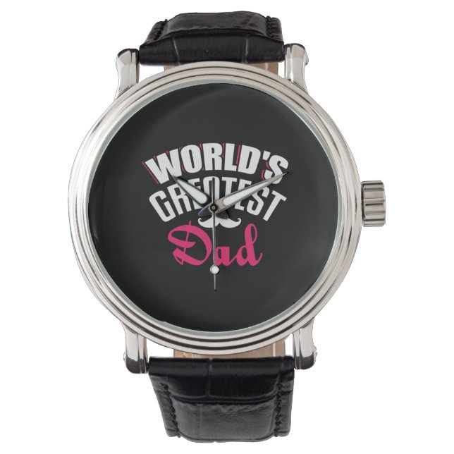 Dad cadeau - geweldige papa horloge (Voorkant)