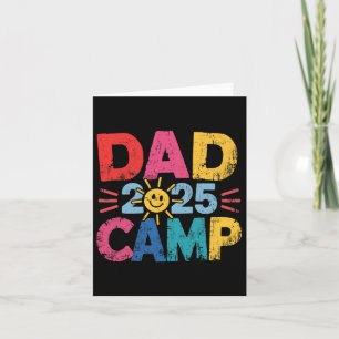 Dad Camp 2025 Familie Vakantie Zomer Camping Crew Kaart