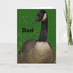 Dad Canadian Goose Vaderdag Kaart