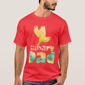 Dad Canaries Eigenaar Vogelliefhebber Mannen Daddy T-shirt