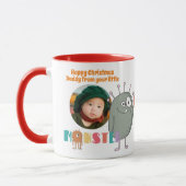 DAD Christmas PHOTO Gift Kids Cute Funny Monsters Mok (Links)