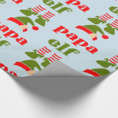 DAD CHRISTMAS WRAPPING PAPER "PAPA ELF" CADEAUPAPIER (Hoek)