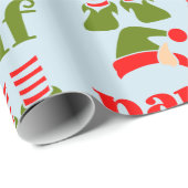 DAD CHRISTMAS WRAPPING PAPER "PAPA ELF" CADEAUPAPIER (Rol Hoek)