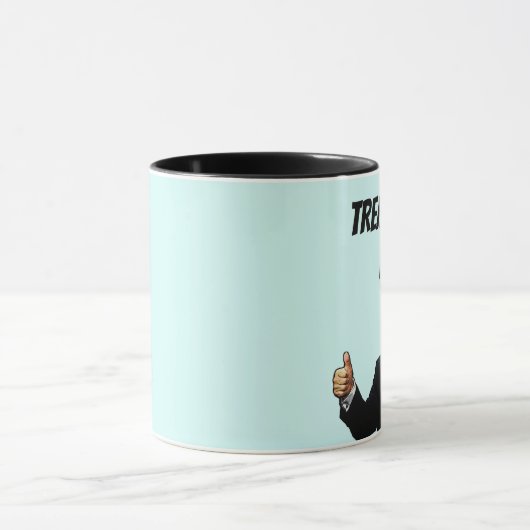 DAD COFFEE MOK, FUNNY DONALD TRUMP MOK (Midden)