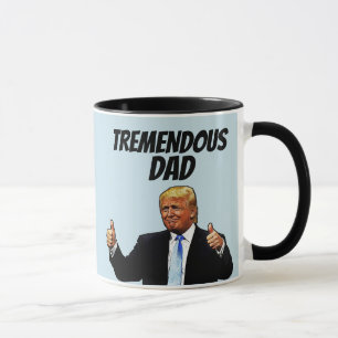DAD COFFEE MOK, FUNNY TRUMP VADERDAG MOK