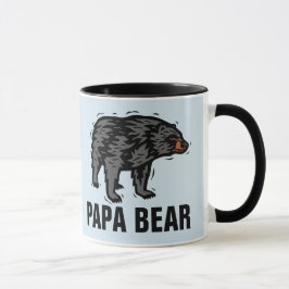 DAD COFFEE MUGS, PAPA-BEER MOK
