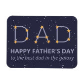 Dad Constellation Happy Vaderdag Magnet Magneet (Horizontaal)