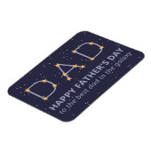 Dad Constellation Happy Vaderdag Magnet Magneet (Linkerzijde)