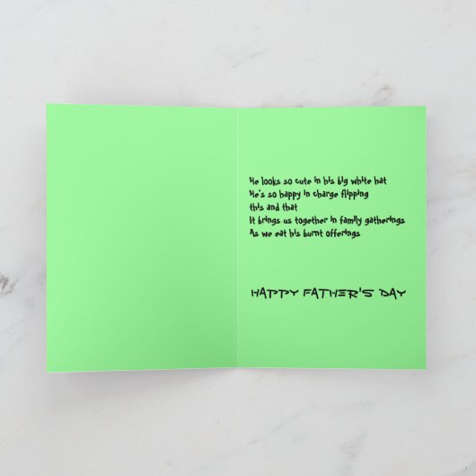 Dad Cook Kaart (Binnen)